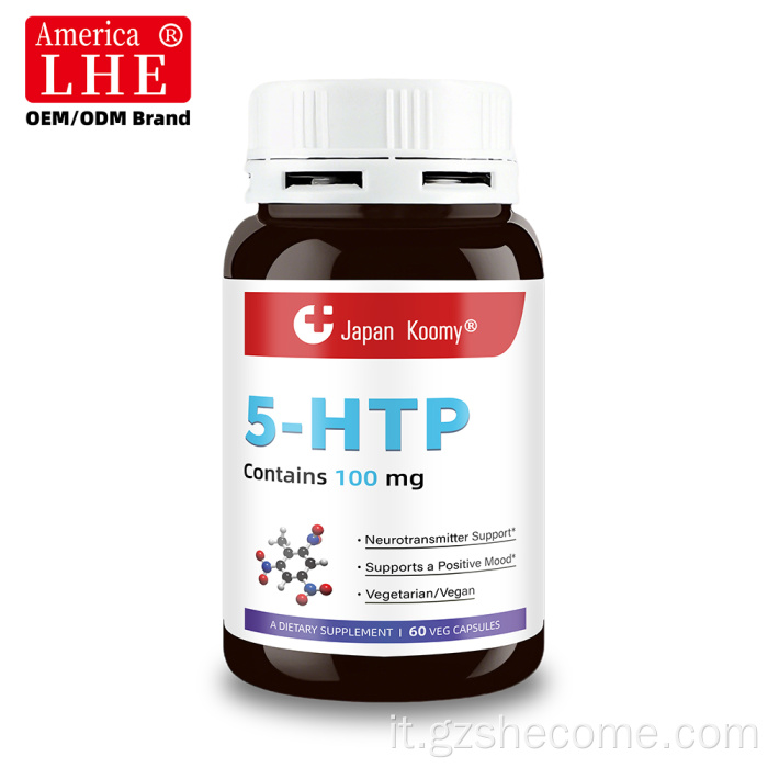 Shecome 5-HTP potenzia le capsule per un umore calmo e rilassato